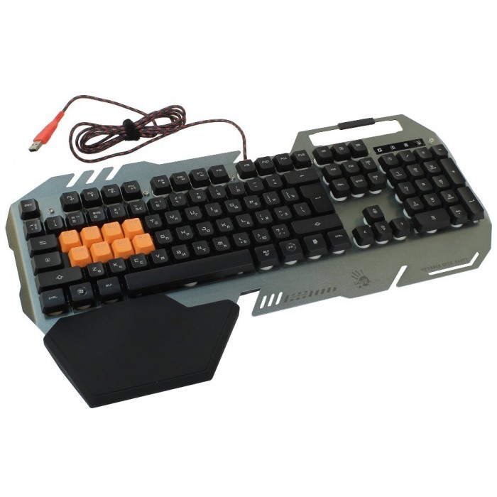 картинка Клавиатура A4tech Bloody B418 Multimedia Gamer LED Gray (B418) от магазина КомпьютерЦентр