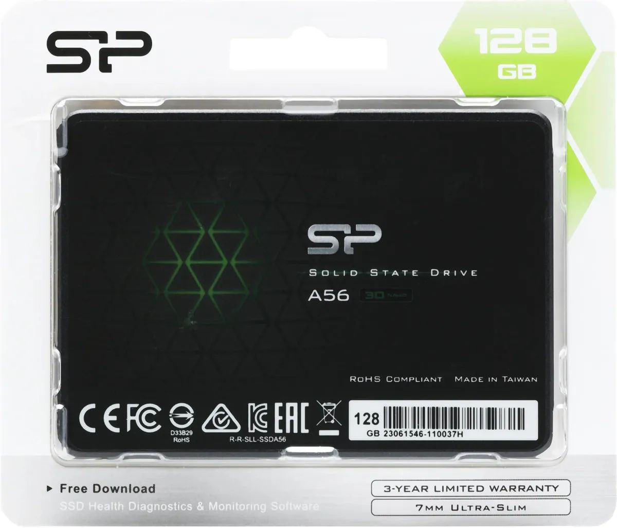 картинка SSD накопитель 128Gb 2.5'' SiliconPower Ace A56 SATAIII (SP128GBSS3A56B25) от магазина КомпьютерЦентр