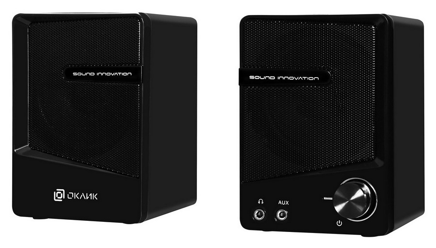картинка Акустика Oklick OK-126 2.0 6Вт Black от магазина КомпьютерЦентр