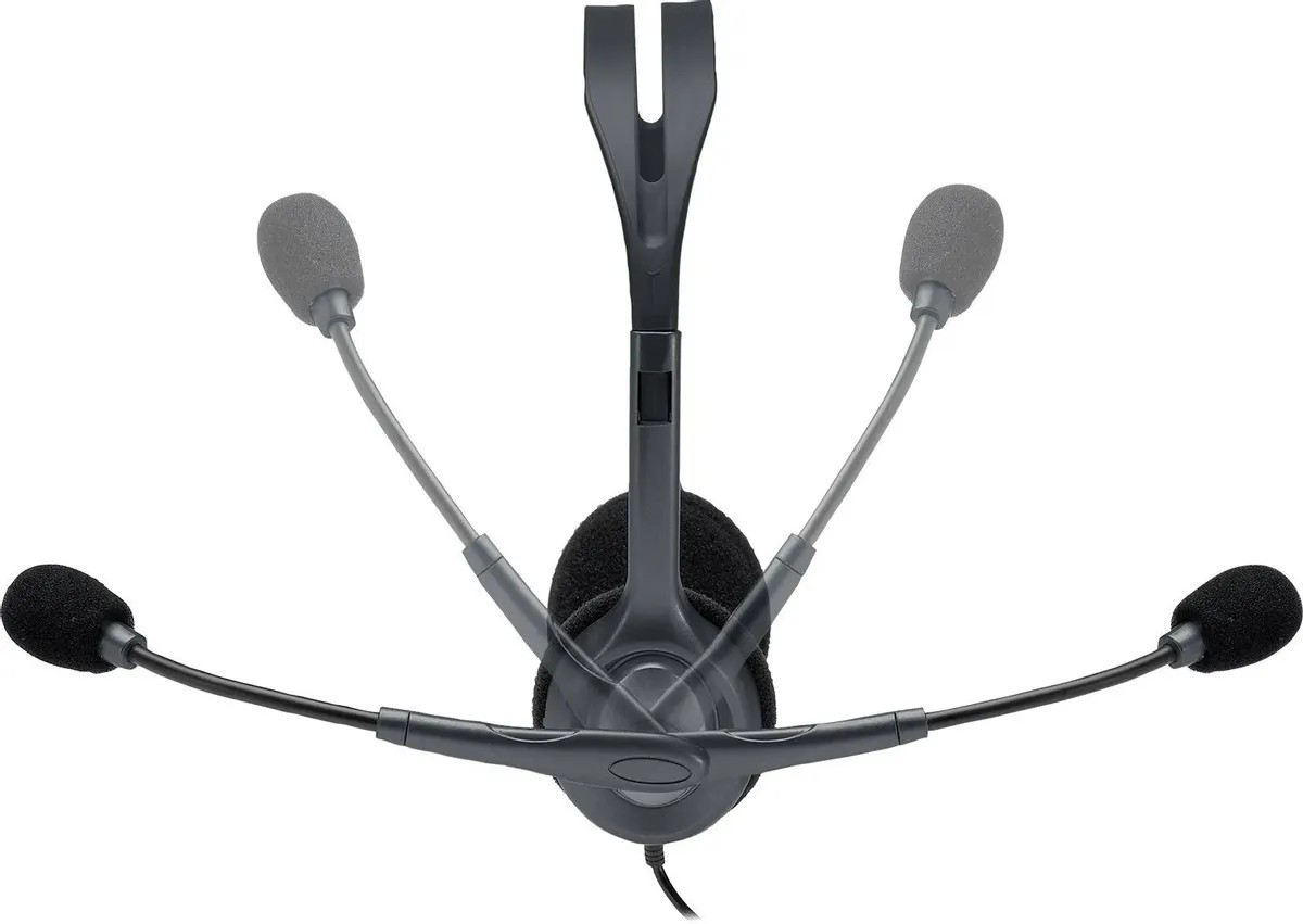 картинка Гарнитура Logitech H111 Stereo Heardset (981-000593/ 981-000594/ 981-000588) от магазина КомпьютерЦентр