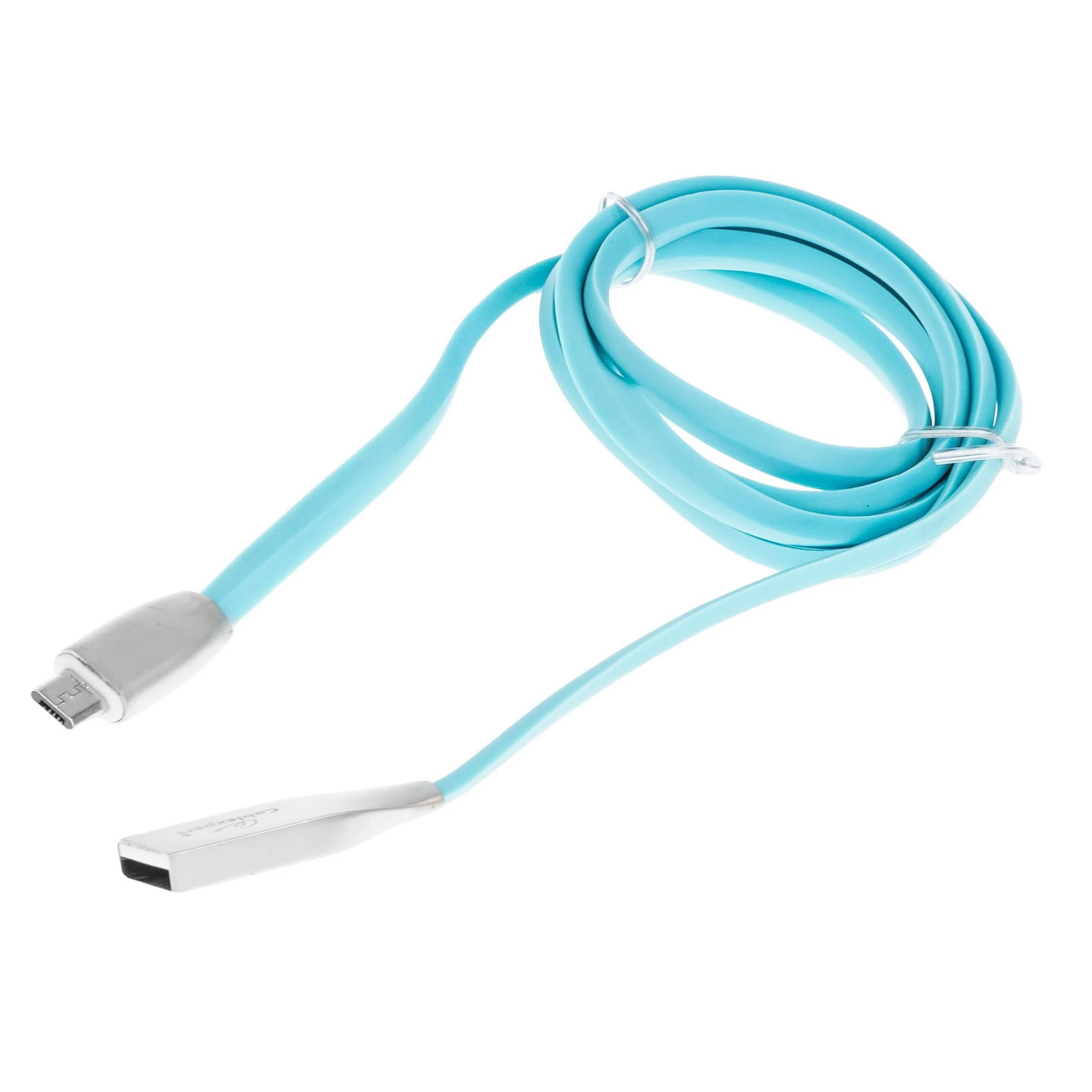 картинка Кабель USB2.0 Cablexpert CC-G-mUSB01Bl-1M, AM/ microB, серия Gold, длина 1м, синий, блистер от магазина КомпьютерЦентр