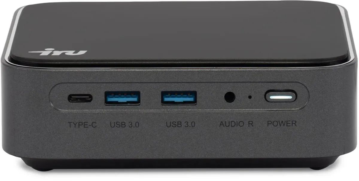 картинка Неттоп IRU (1975175) 310TLCN Core i5 1135G7 (2,4 ГГц)/  16ГБ/  512ГБ SSD/  Iris Xe/  WiFi / BT /  no OS/  Black от магазина КомпьютерЦентр