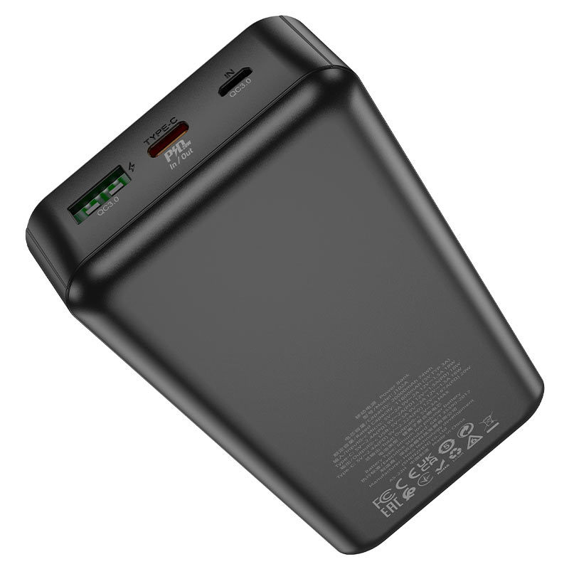 картинка Внешний аккумулятор Hoco J102A Cool figure PD20W+QC3.0 20000 mAh Black от магазина КомпьютерЦентр
