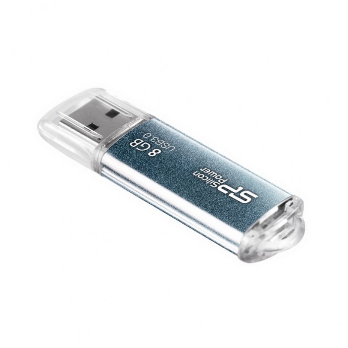 картинка Флешка USB SiliconPower 8Gb Marvell M01 USB 3.0 Blue (SP008GBUF3M01V1B) от магазина КомпьютерЦентр