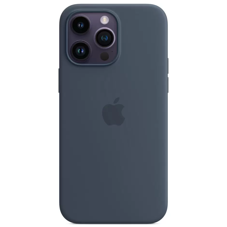 картинка Чехол Silicone Case MagSafe for iPhone 14 Pro Max Storm Blue от магазина КомпьютерЦентр