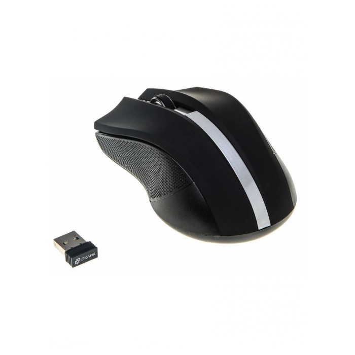 картинка Мышка Oklick 615MW Wireless Black/ Silver от магазина КомпьютерЦентр