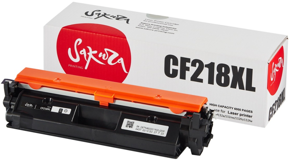 картинка Картридж Sakura CF218XL для HP, черный, SACF218XL от магазина КомпьютерЦентр