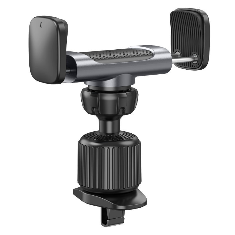 картинка Автодержатель Hoco CA110 pull clip air outlet car holder black metal gray от магазина КомпьютерЦентр