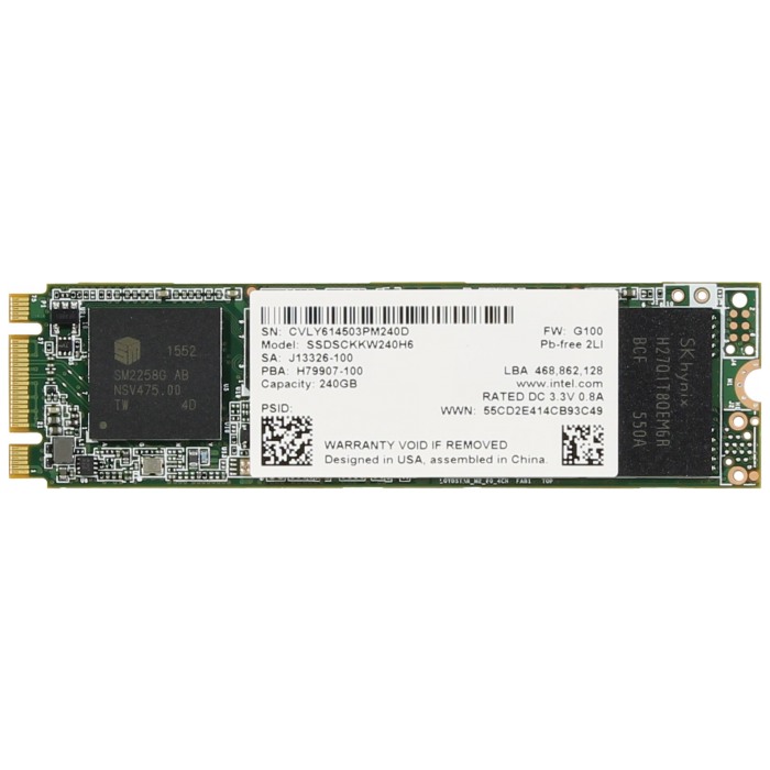 картинка SSD накопитель Intel 240Gb Original 540s Series M.2 2280 (SSDSCKKW240H6X1) от магазина КомпьютерЦентр