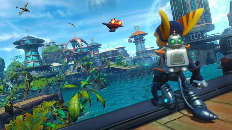 картинка Игра Ratchet & Clank (Хиты PlayStation) (PlayStation 4, Русская версия) от магазина КомпьютерЦентр