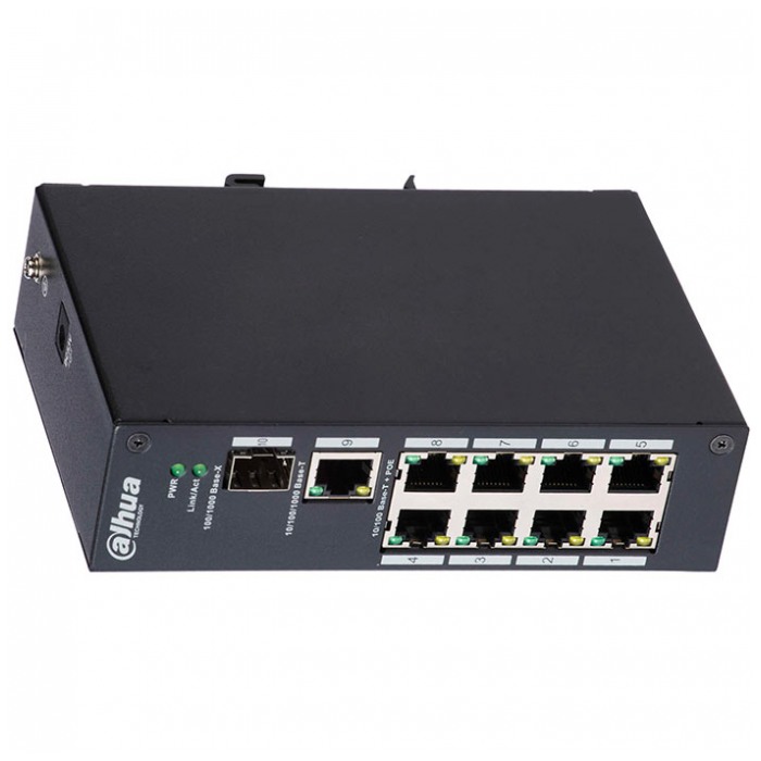 картинка Свитч Dahua 8-port 100 Mb 1G POE (DH-PFS3110-8P-96) от магазина КомпьютерЦентр