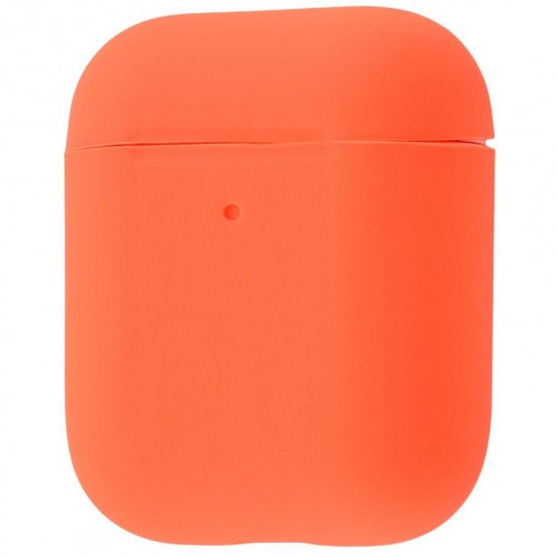картинка Чехол для AirPods 2 Silicone Case Slim BOX Sky Nectarine от магазина КомпьютерЦентр