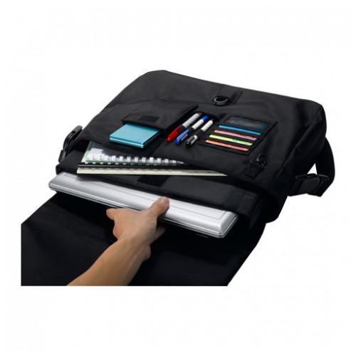 картинка Сумка Asus Streamline Messenger 16″ Black (90-XB1I00BG00010) от магазина КомпьютерЦентр