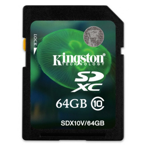 картинка Карта памяти Kingston 64Gb SDХC class 10 Value (SDX10V/64GB) от магазина КомпьютерЦентр