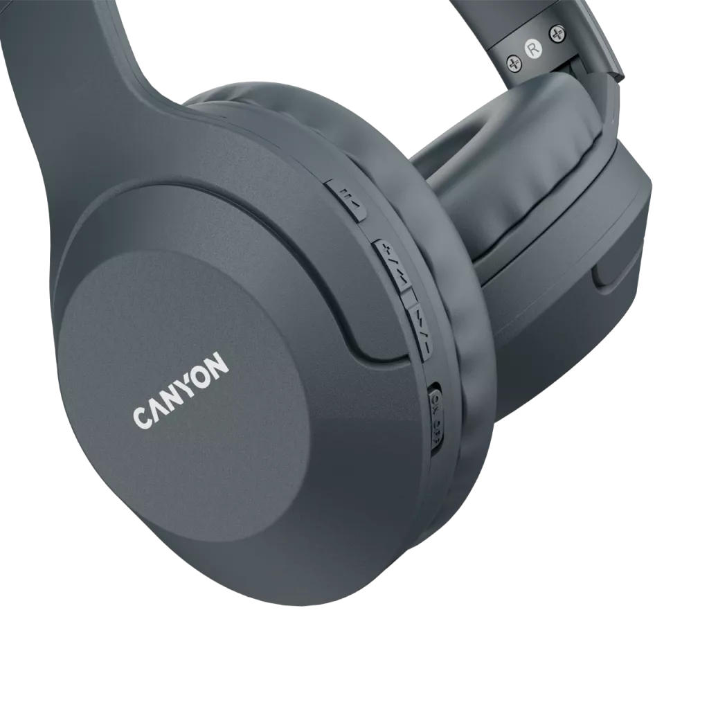 картинка Bluetooth гарнитура CANYON BTHS-3, Dark Gray (CNS-CBTHS3DG) от магазина КомпьютерЦентр