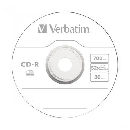 картинка Диск CD-R Verbatim 700 Mb, 52x, DataLife (в конверте) от магазина КомпьютерЦентр