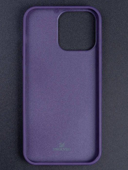 картинка Чехол Swarovski для iphone 15 Pro Max Фиолетовый от магазина КомпьютерЦентр