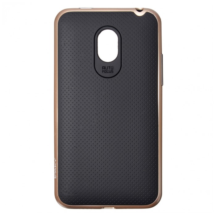 картинка Чехол iPaky TPU+PC бампер for Meizu MX5 black/ gold от магазина КомпьютерЦентр