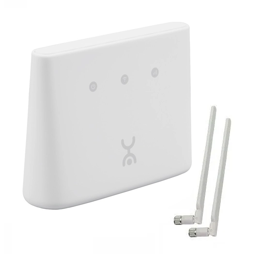 картинка 3G/ 4G Wi-Fi роутер ZTE MF293N (YOTA для дома 2), белый + 2 антенны 7 dBi от магазина КомпьютерЦентр
