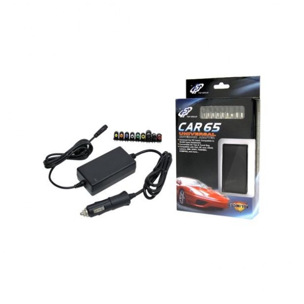 картинка Универсальный блок питания для ноутбука FSP Car 65W (FSP065-DBKA1) от магазина КомпьютерЦентр