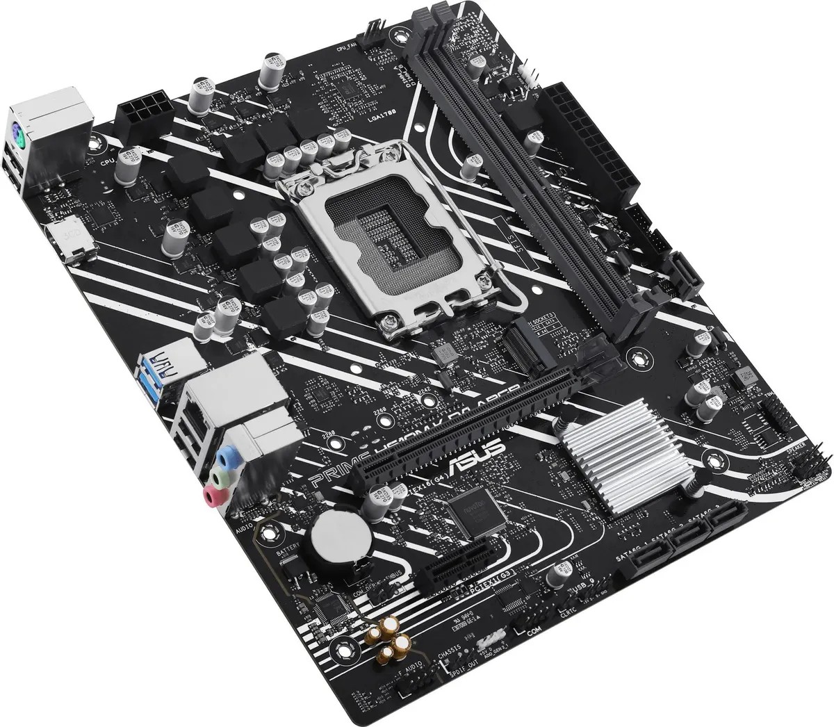картинка Материнская плата Asus PRIME H610M-K D4 ARGB, LGA 1700, Intel H610, 2xDDR4, mATX от магазина КомпьютерЦентр