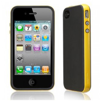 картинка Чехол SGP Neo Hybrid Case Color Series Reventon Yellow for iPhone 4 (SGP07049) от магазина КомпьютерЦентр