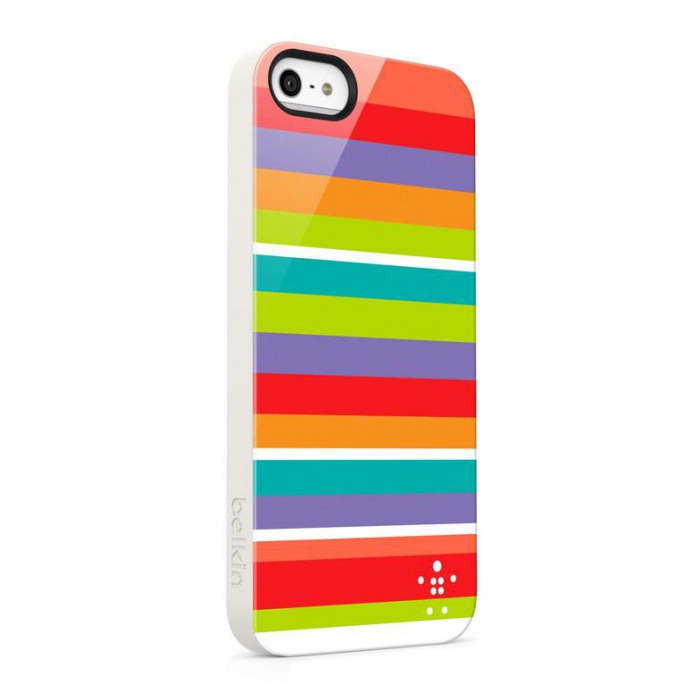 картинка Чехол Belkin Shield Stripe Multicolor for iPhone 5/ 5s (F8W124vfC00) от магазина КомпьютерЦентр
