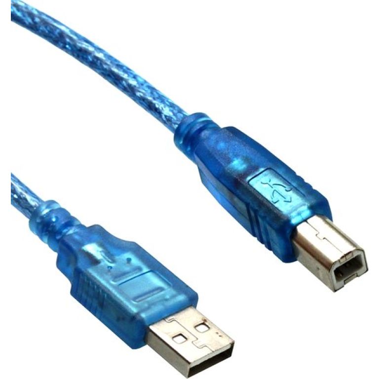 картинка Кабель USB 2.0 A->B 2m ACD-U3ABM-20L, USB 3.0 2m Blue от магазина КомпьютерЦентр