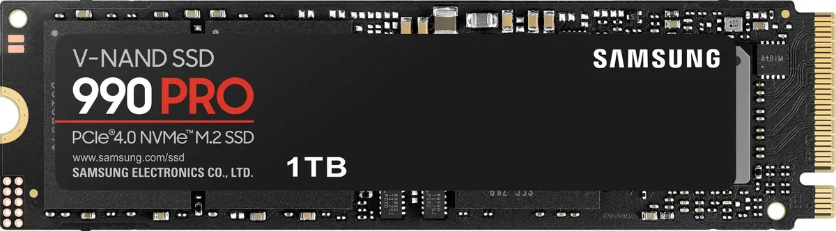 картинка SSD накопитель 1Tb Samsung 990 Pro M.2 2280 PCI-E 4.0 x4 7450/ 6900 с радиатором (MZ-V9P1T0BW) от магазина КомпьютерЦентр