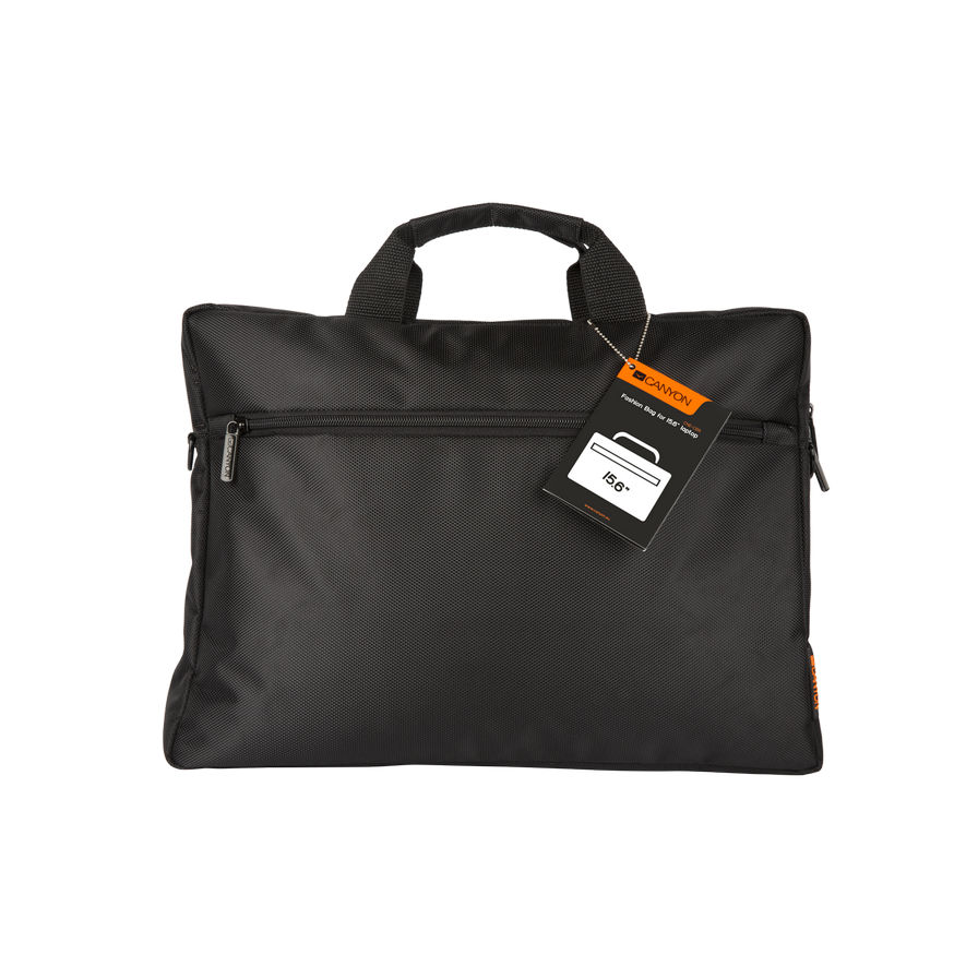картинка Сумка для ноутбука Canyon Casual Laptop Bag 15.6'' Black (CNE-CB5B2) от магазина КомпьютерЦентр