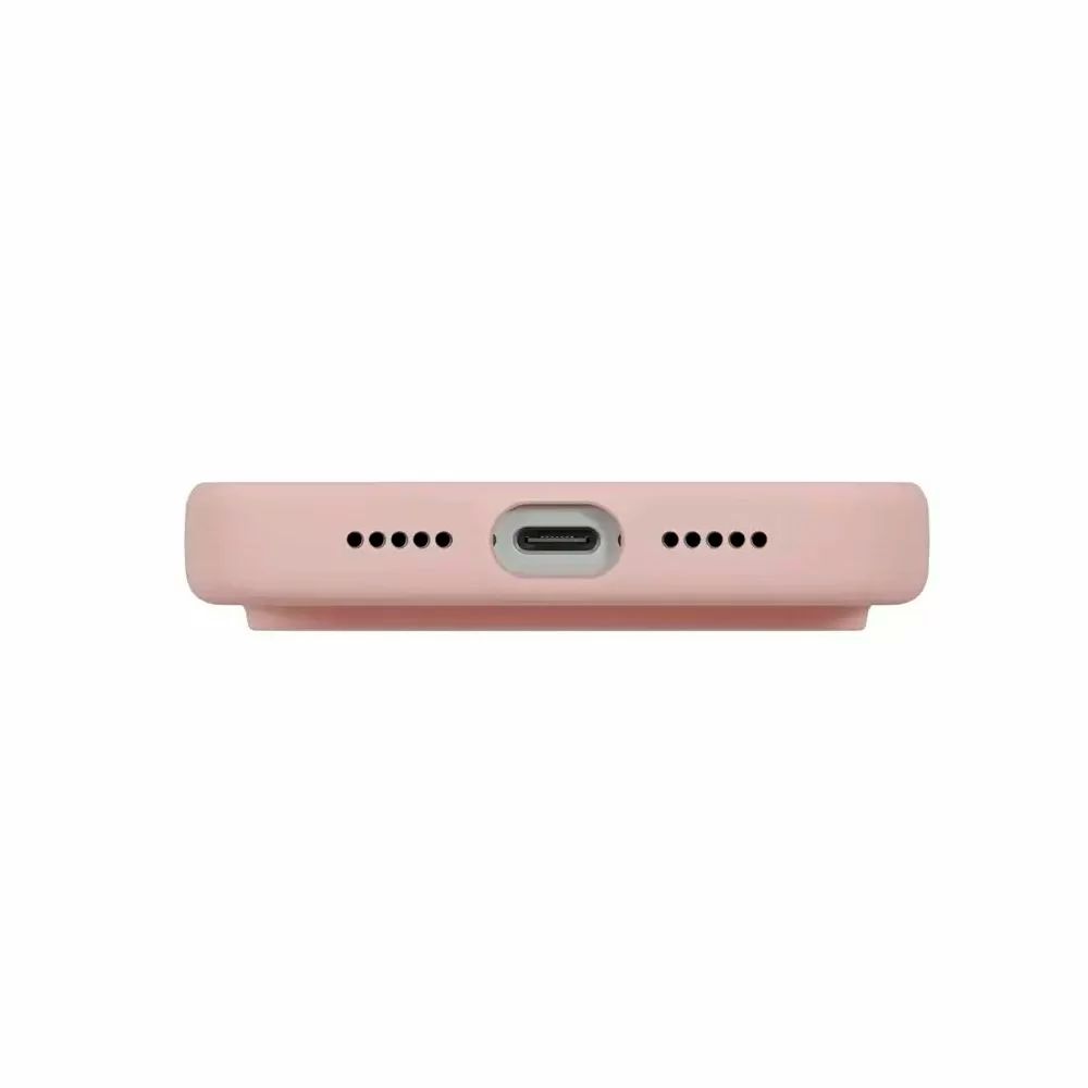 картинка Чехол силиконовый Uniq HYBRID LINO (MagSafe) для iPhone 17 Pro 6.3'', цвет розовый (BLUSH PINK) (IP6.3P(2025)-LINOMBPNK) от магазина КомпьютерЦентр