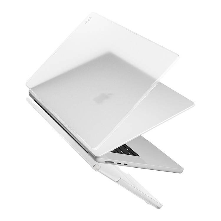 картинка Чехол Uniq CLARO для MacBook AIR 13'' M2/ M3 (2022-2024), Matte Clear (MA13(2022)-CLAROMCLR) от магазина КомпьютерЦентр
