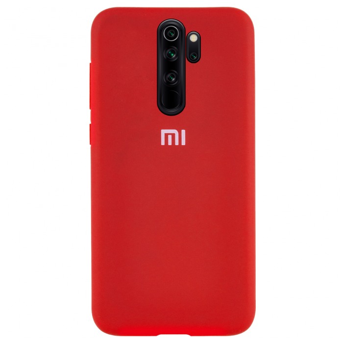 картинка Чехол Xiaomi Silicone Logo Case для Xiaomi Redmi Note 8 Pro Red (Copy) от магазина КомпьютерЦентр