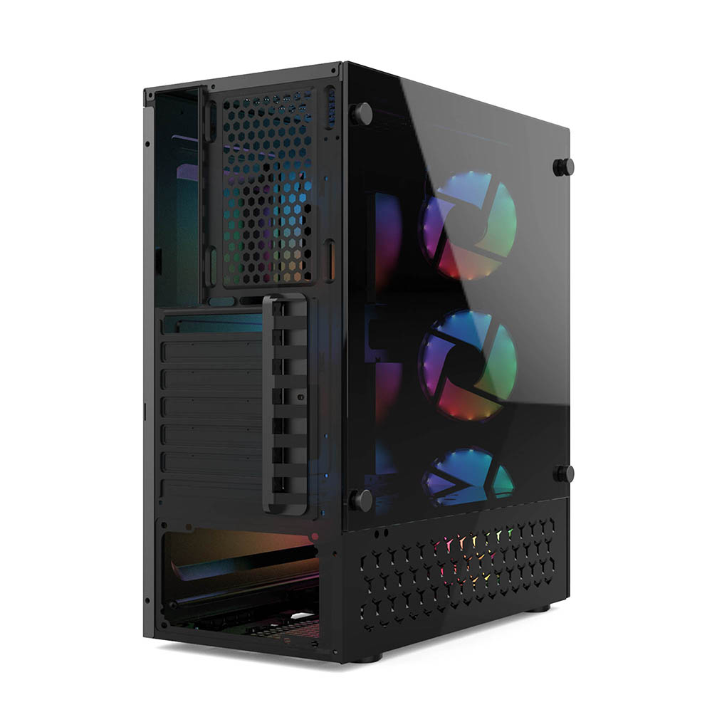 картинка Корпус Hiper HG-C104RGB ATX Black от магазина КомпьютерЦентр