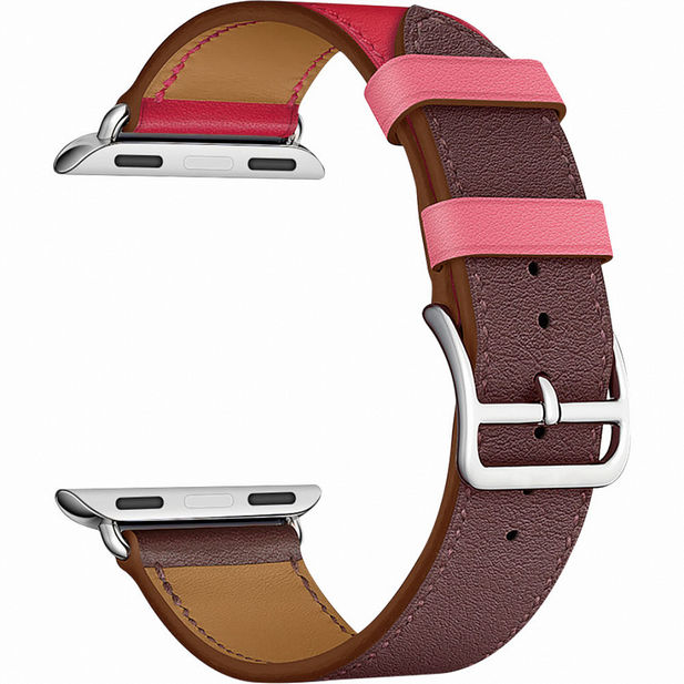 картинка Кожаный ремешок для Apple Watch LYAMBDA MAIA LWA-03-44-BRR от магазина КомпьютерЦентр