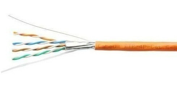картинка Кабель FTP ExeGate (EX289279RUS) Cat6 23AWG, экран, бухта (305м) оранжевый LSZH от магазина КомпьютерЦентр