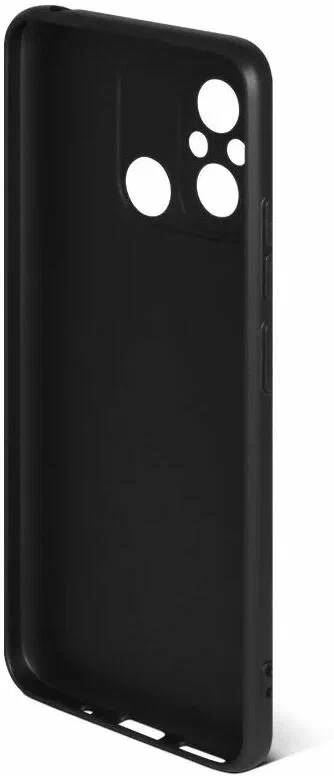 картинка Чехол-накладка матовая черный с защитой камеры для Xiaomi Redmi 12C / POCO C55 от магазина КомпьютерЦентр