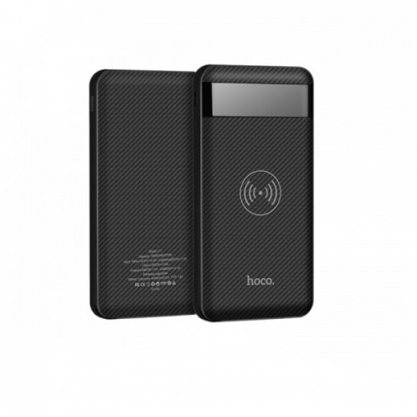 картинка Аккумулятор внешний HOCO J11 Astute Wireless Charging 10000 mAh Black от магазина КомпьютерЦентр