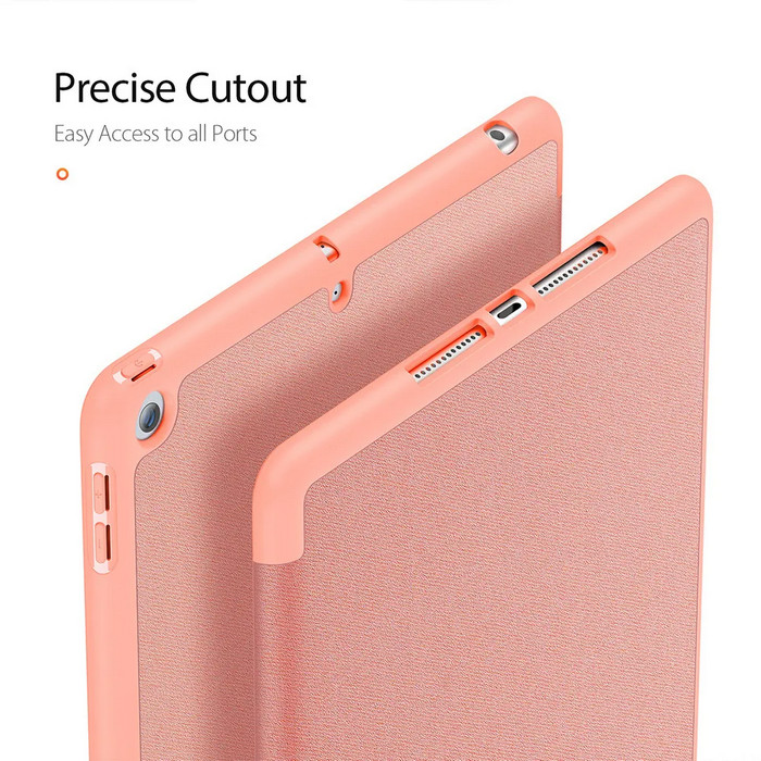 картинка Чехол-книжка для iPad 7/  8/  9 10.2'' Dux Ducis Domo series, розовый от магазина КомпьютерЦентр