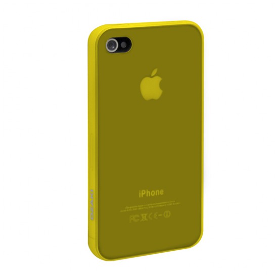 картинка Чехол Ozaki iCoat 0.4 Yellow for iPhone 4 (IC844YL) от магазина КомпьютерЦентр