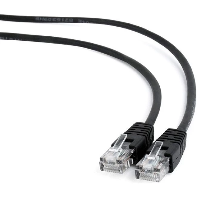 картинка Патч-корд Gembird/ Cablexpert PP12-2M/ BK, Cat.5e, 2м, Black от магазина КомпьютерЦентр