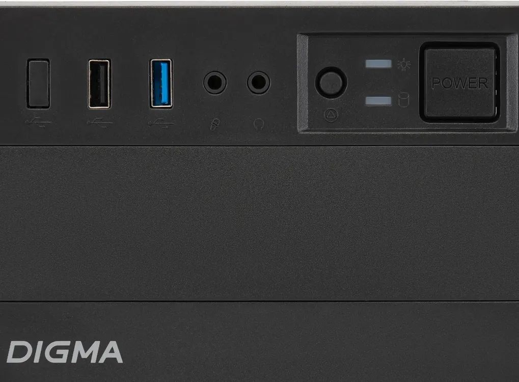 картинка Корпус Digma DCC-MN302, черный, без БП, mATX от магазина КомпьютерЦентр