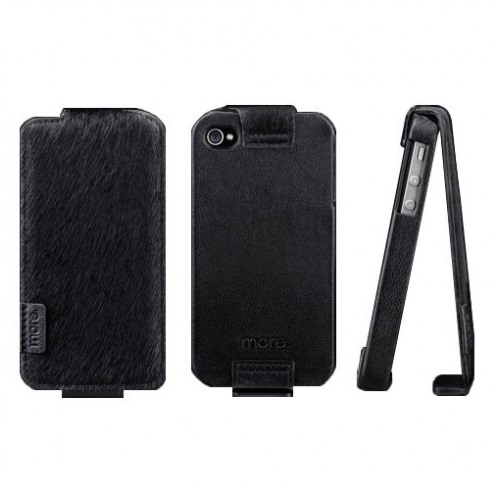 картинка Чехол More Safara Classic Lx Collection Mustang Black for iPhone 4/4S (AP17-003MUS) от магазина КомпьютерЦентр