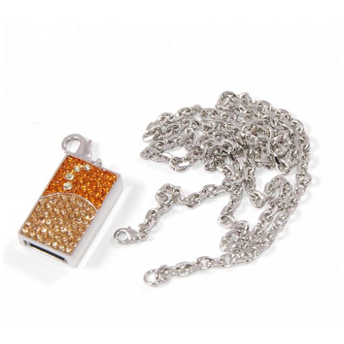 картинка Флешка USB Pretec 8Gb i-Disk Sparkling Yellow Swarovski crystals (V3U08G-SY) от магазина КомпьютерЦентр