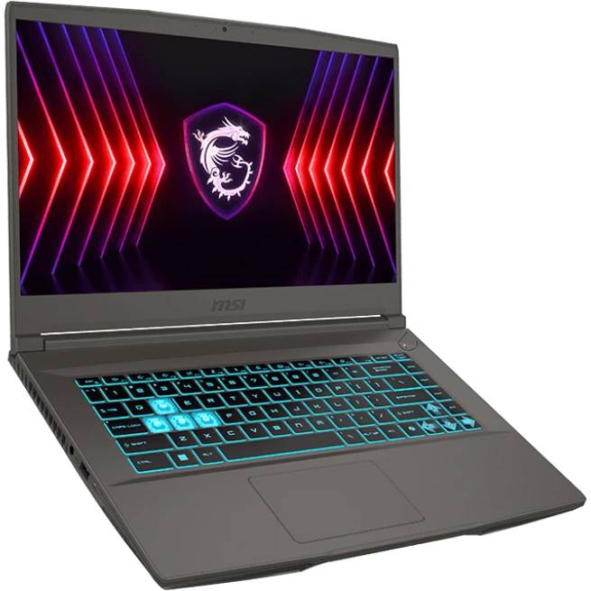 картинка Ноутбук MSI Thin A15 (B7VE-036XRU) 15.6'' FHD/ IPS/  Ryzen 5 7535HS/ 16Gb / SSD 512/  NV RTX4050/  DOS/  Grey от магазина КомпьютерЦентр