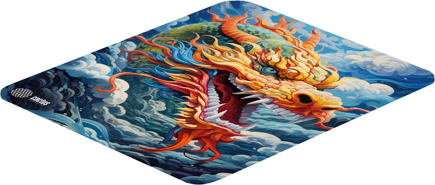 картинка Коврик для мышки Cactus Colorful Dragon 300x250x3мм (CS-MP-D07M) от магазина КомпьютерЦентр