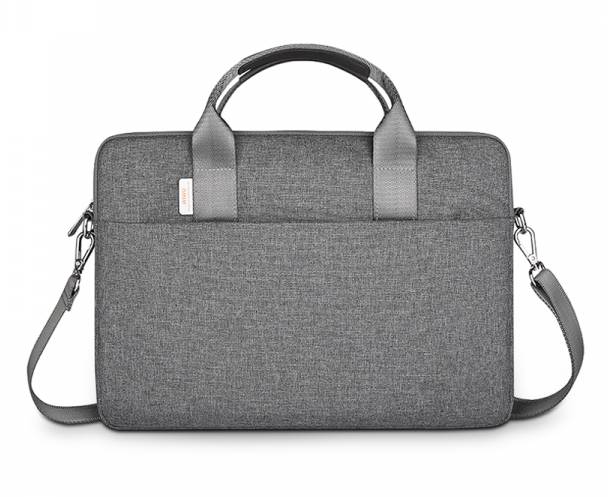 картинка Сумка для ноутбука WIWU Minimalist Laptop Bag 2 for MacBook 14'' Gray (bag828) от магазина КомпьютерЦентр