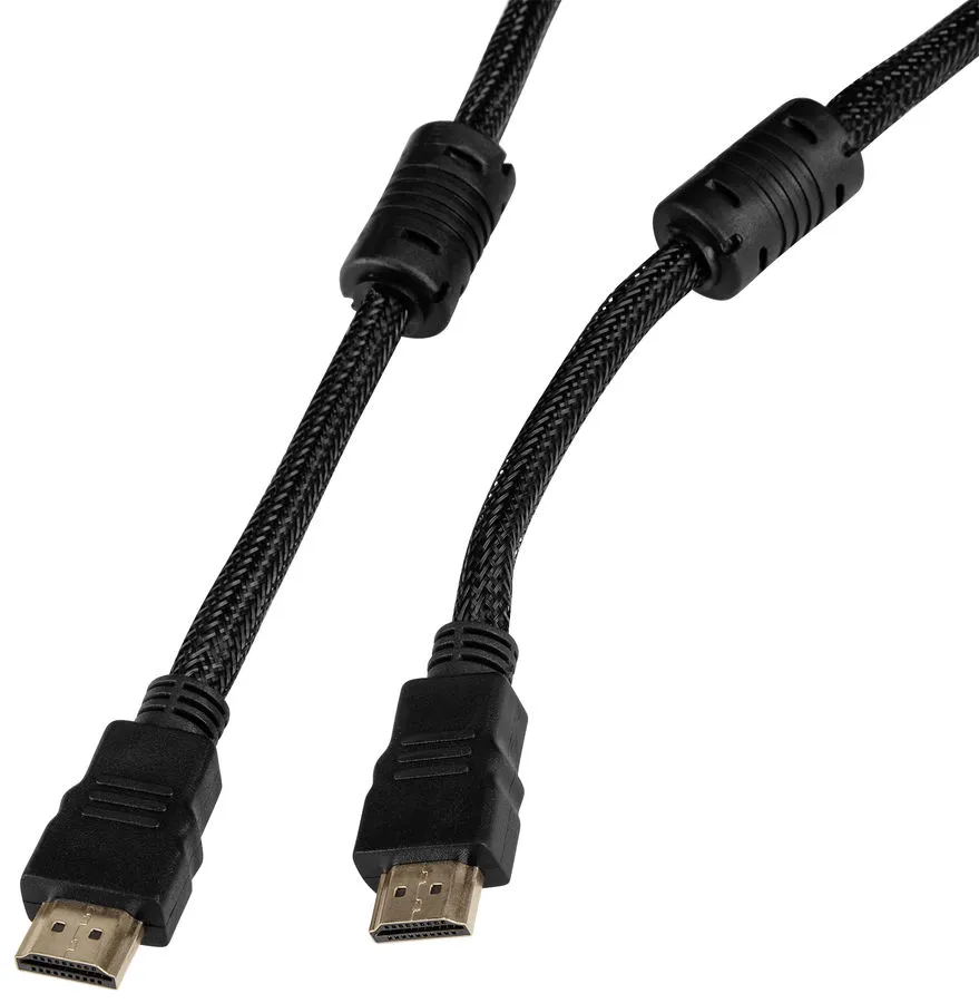 картинка Кабель Buro HDMI (m)/ HDMI (m) 1м черный (HDMI-V1.4- HDMI-V1.4-1MC) от магазина КомпьютерЦентр