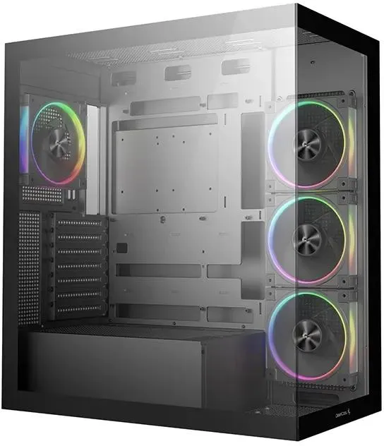 картинка Корпус Deepcool CG580 4F V2 без БП, боковое окно панорама, черный, 4x120 mm ARGB PWM, ATX (R-CG580-BKADA4-G-2) от магазина КомпьютерЦентр