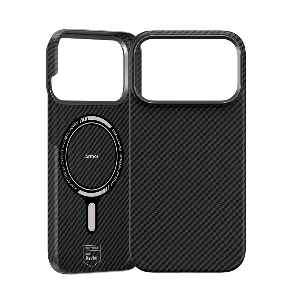картинка Чехол Benks ArmorAir Case built with Kevlar 600D для iPhone 17 Pro Max 6.9'' Black (C.K.FL.AP.BK.0070) от магазина КомпьютерЦентр